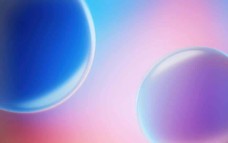 微软Surface Duo 2 彩色 渐变 气泡高清壁纸图片 3840x2400