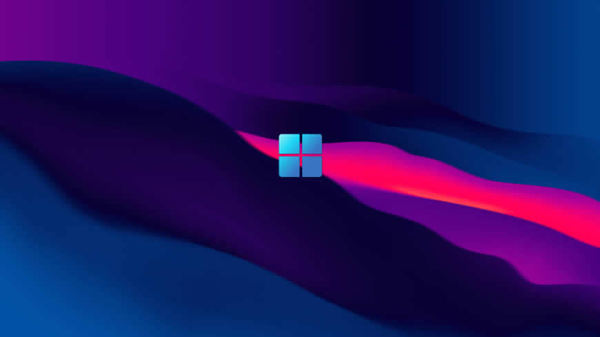 Windows 11 彩色渐变背景高清壁纸图片 3840x2160