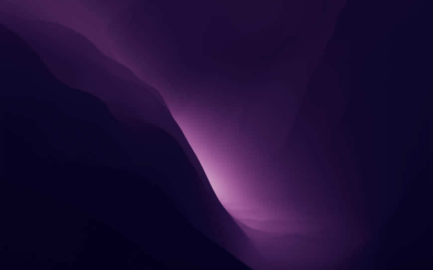 macOS Monterey 深紫色 渐变 背景高清壁纸图片 3840x2400