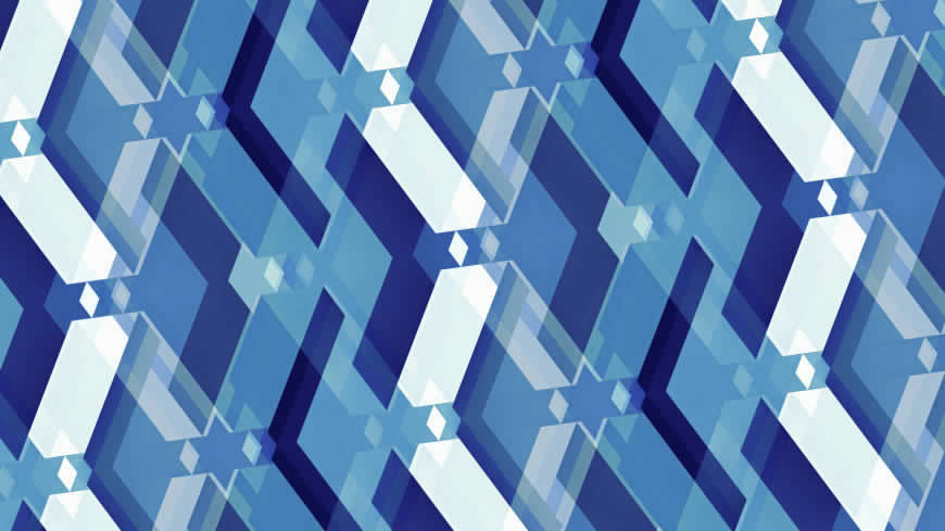 蓝色 菱形 几何 图案 背景高清壁纸图片 5120x2880
