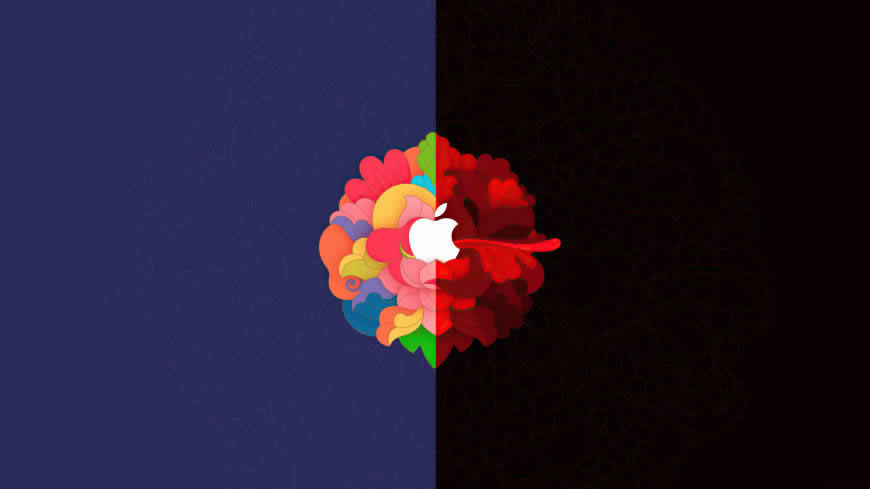 Apple logo高清壁纸图片 5120x2880