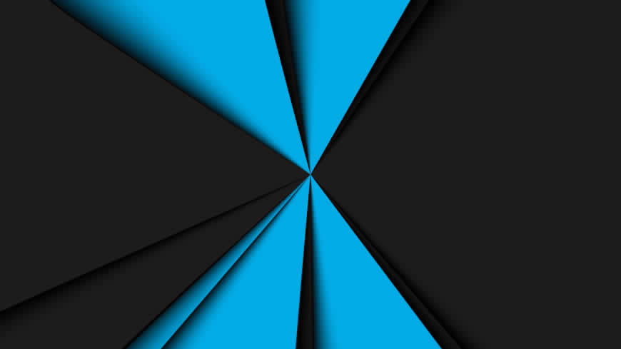 蓝色和黑色发射状背景高清壁纸图片 7680x4320