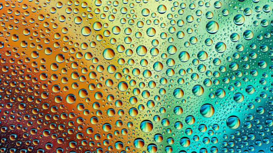 玻璃上的水珠高清壁纸图片 3840x2160