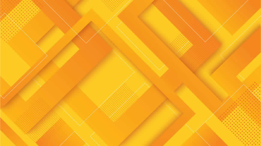 橙黄色几何线框图案背景高清壁纸图片 5120x2880