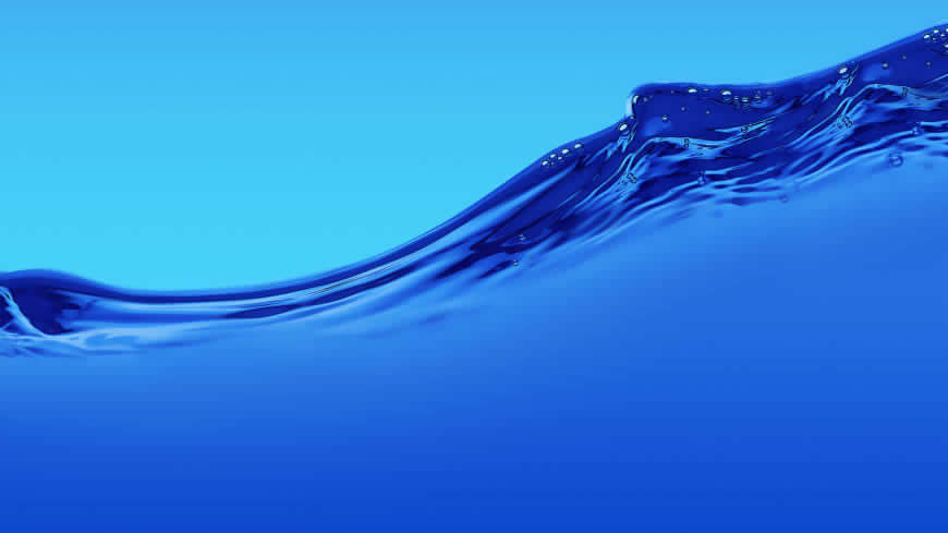 蓝色海水背景高清壁纸图片 2560x1440