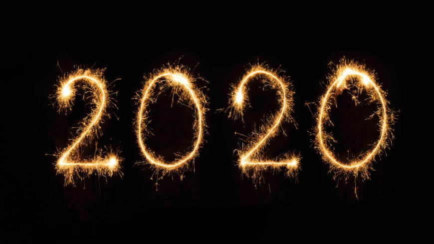 2020新年烟火高清壁纸图片 7680x4320