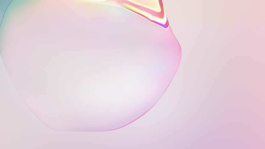 三星Galaxy Note 10内置粉红色渐变背景高清壁纸图片 2560x1440