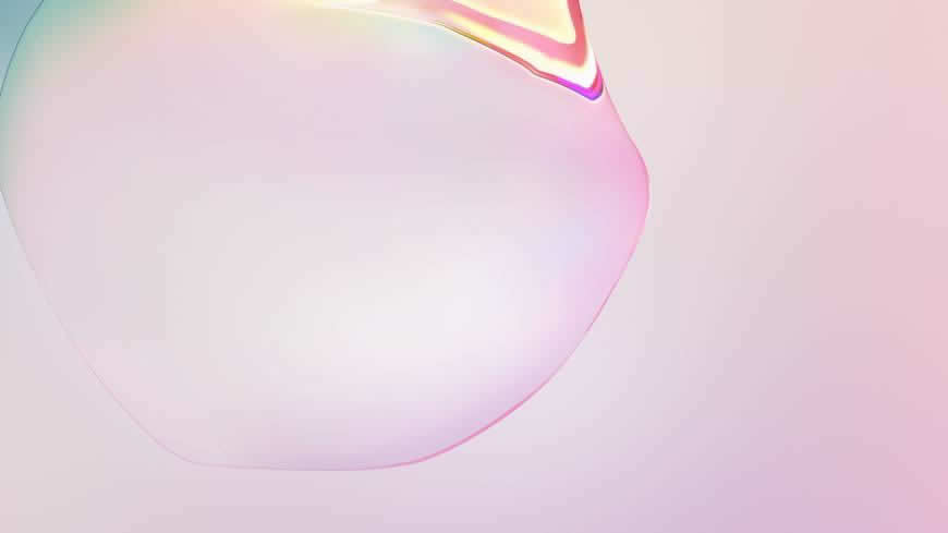 三星Galaxy Note10内置粉色渐变背景高清壁纸图片 3840x2160