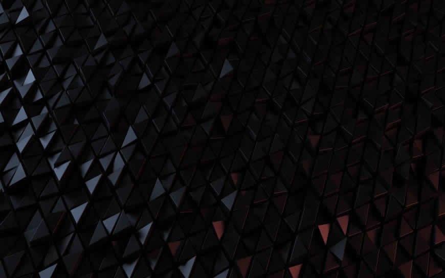 黑色3D三角形背景高清壁纸图片 3840x2400