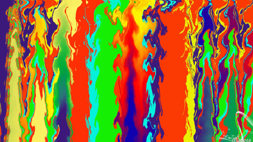 抽象彩色波浪高清壁纸图片 1920x1080