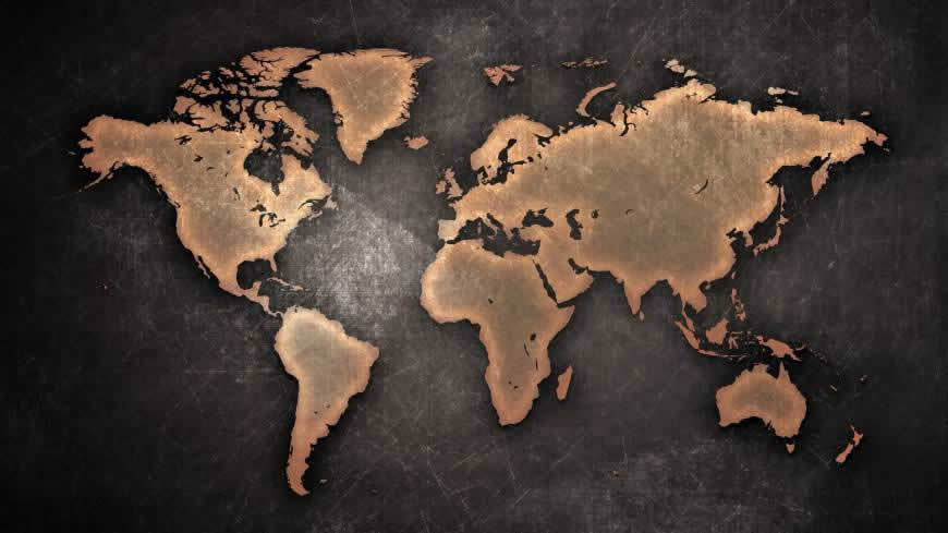 世界地图背景高清壁纸图片 1920x1080