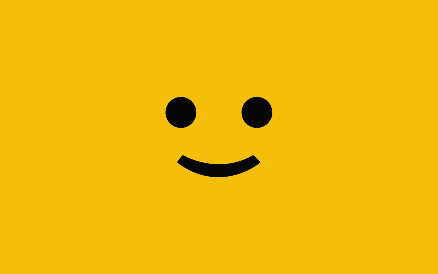 黄色的乐高笑脸高清壁纸图片 2560x1600