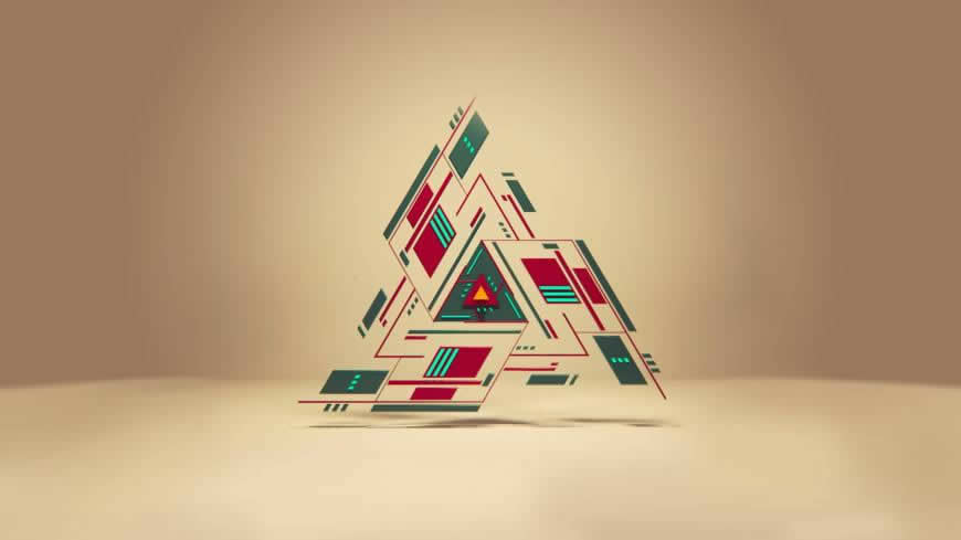 三角形创意设计高清壁纸图片 1920x1080