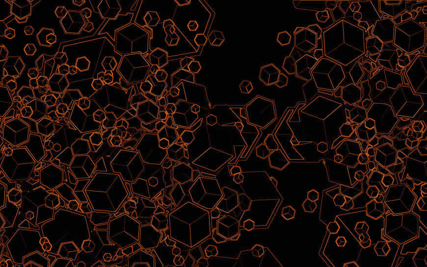 抽象几何立方体高清壁纸图片 2560x1600
