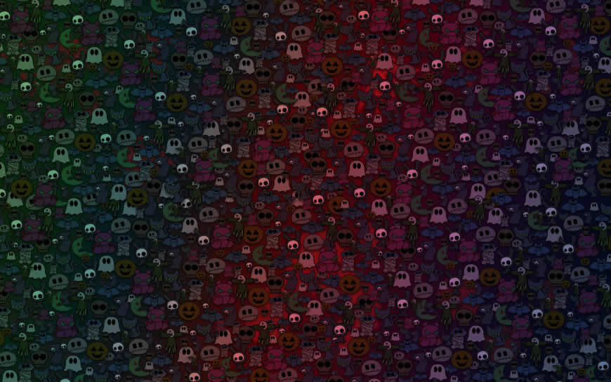 可怕的鬼魂插画高清壁纸图片 2560x1600