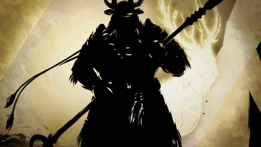 日本武士插画艺术高清壁纸图片 1920x1080