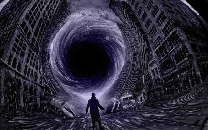 黑洞幻想艺术高清壁纸图片 1920x1200