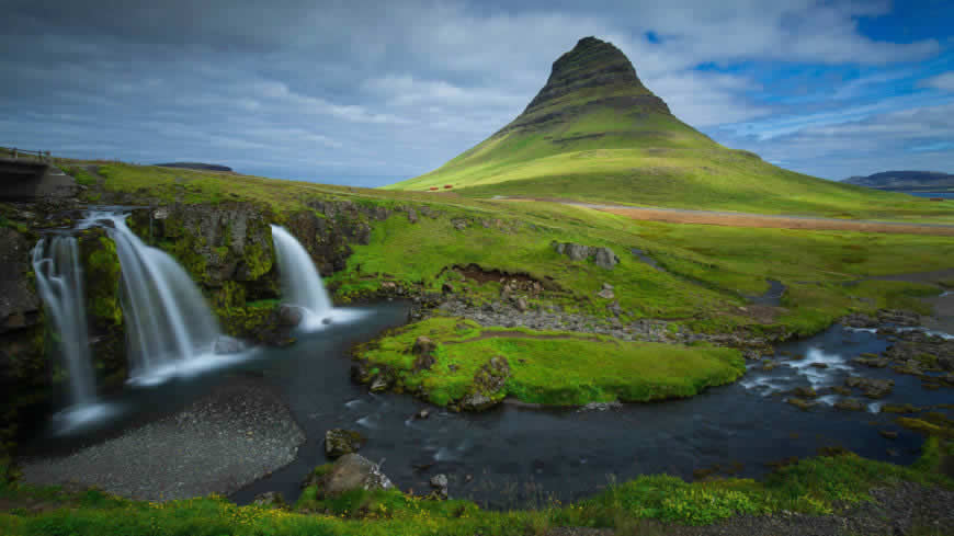 冰岛草帽山高清壁纸图片 5120x2880