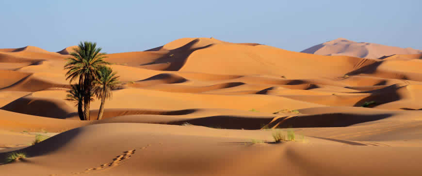 摩洛哥沙漠高清壁纸图片 3440x1440