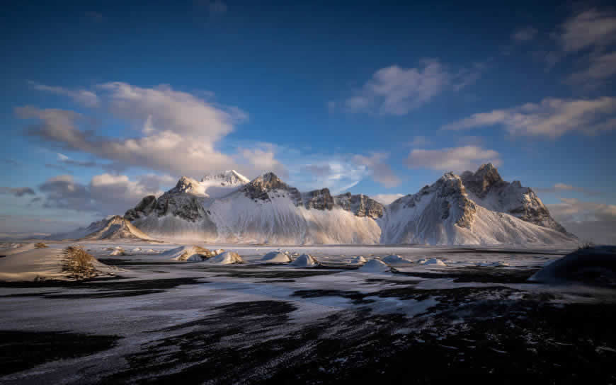 冰岛西角山美景高清壁纸图片 3840x2400