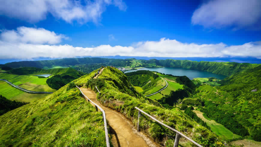 葡萄牙亚速尔群岛圣米格尔岛优美风景高清壁纸图片 5120x2880