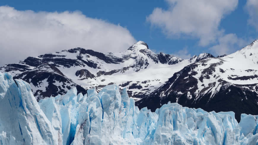 阿根廷佩里托莫雷诺冰川雪山风景高清壁纸图片 3840x2160