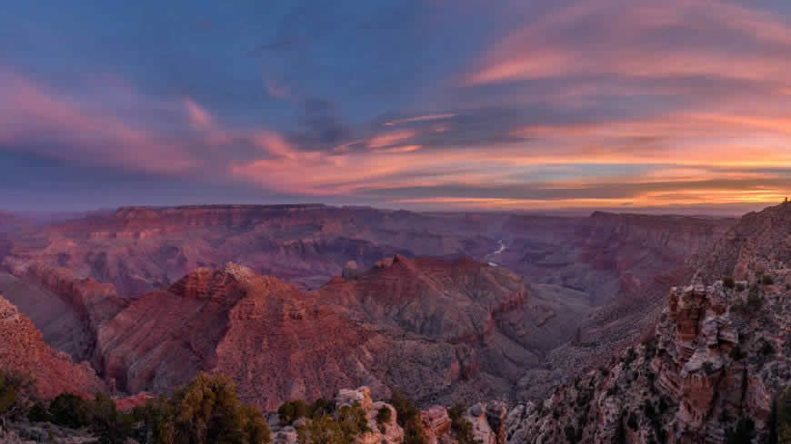 美国大峡谷国家公园Navajo Point高清壁纸图片 7680x4320