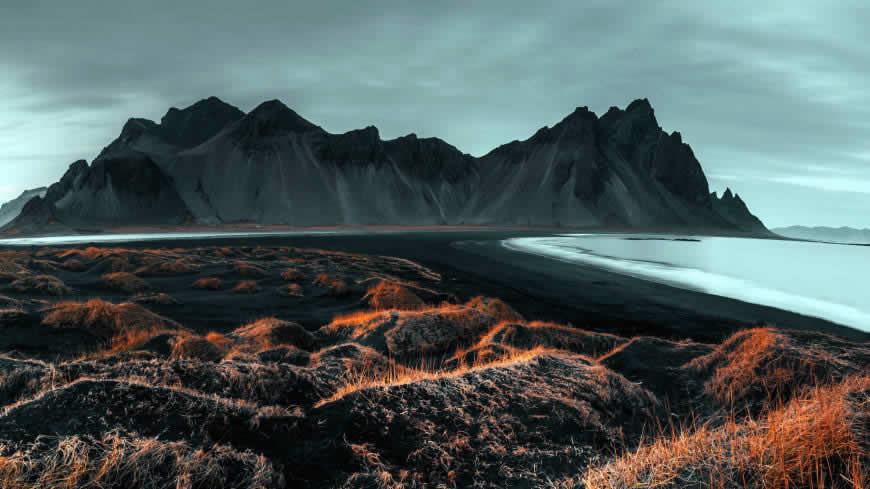 冰岛山脉风景高清壁纸图片 5120x2880