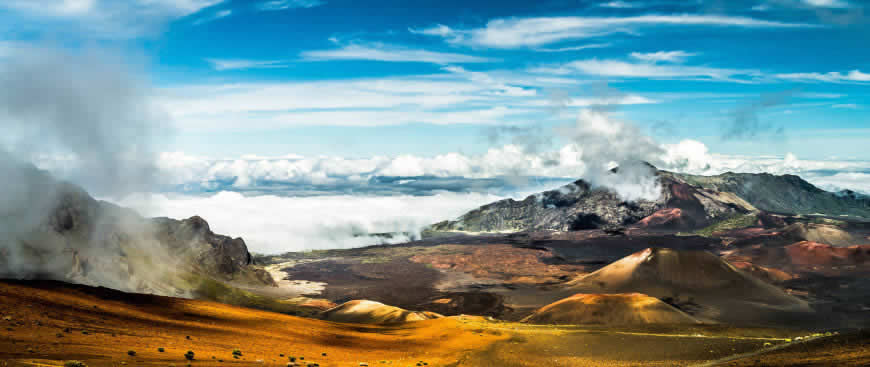 哈莱亚卡拉火山风景高清壁纸图片 5120x2160