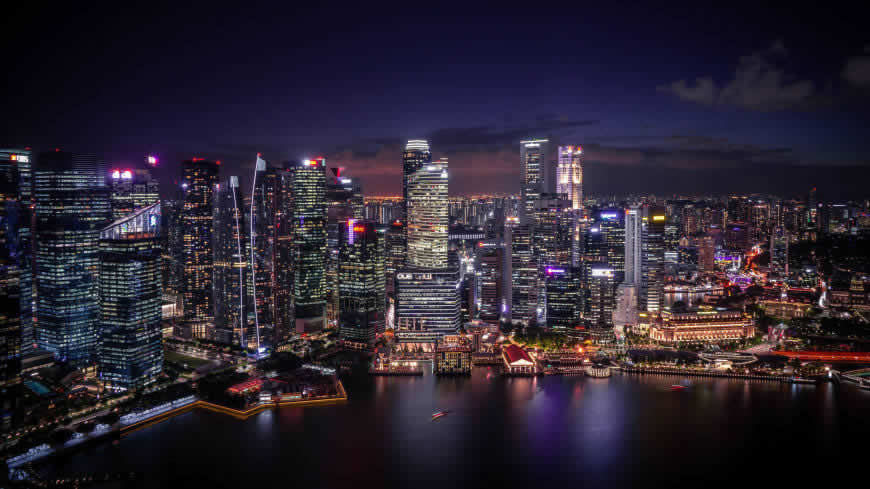 新加坡夜景高清壁纸图片 5120x2880
