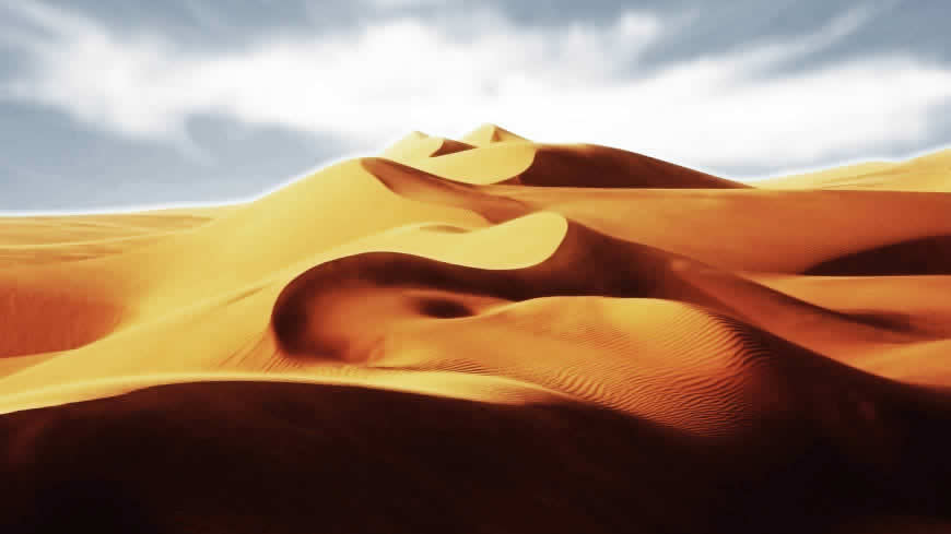 阳光下的沙漠高清壁纸图片 1920x1080