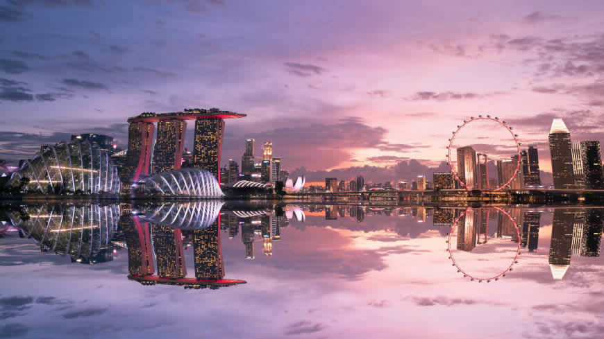 美丽的新加坡城市风景高清壁纸图片 5120x2880