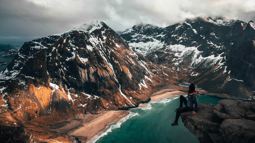 挪威罗弗敦群岛风景高清壁纸图片 3840x2160