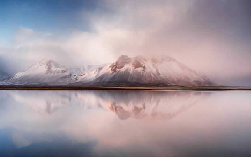 美丽的冰岛雪山高清壁纸图片 3840x2400