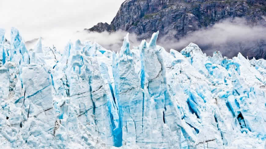 冰冻 冰川 山脉高清壁纸图片 2560x1440