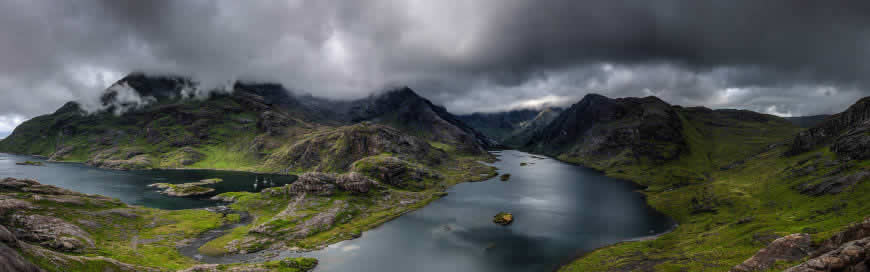 苏格兰自然风景高清壁纸图片 3840x1200