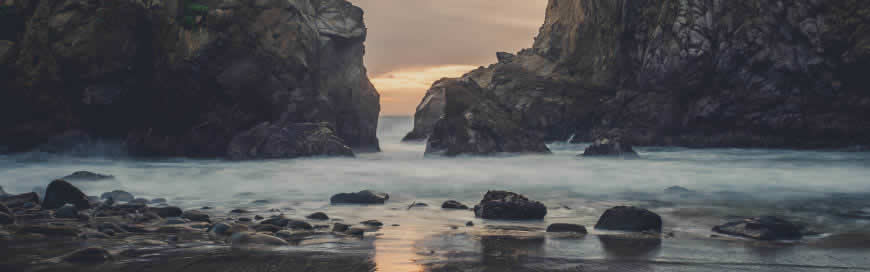 帕非佛海滩高清壁纸图片 3840x1200