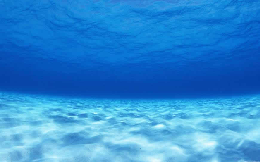 蓝色海洋水底高清壁纸图片 1920x1200