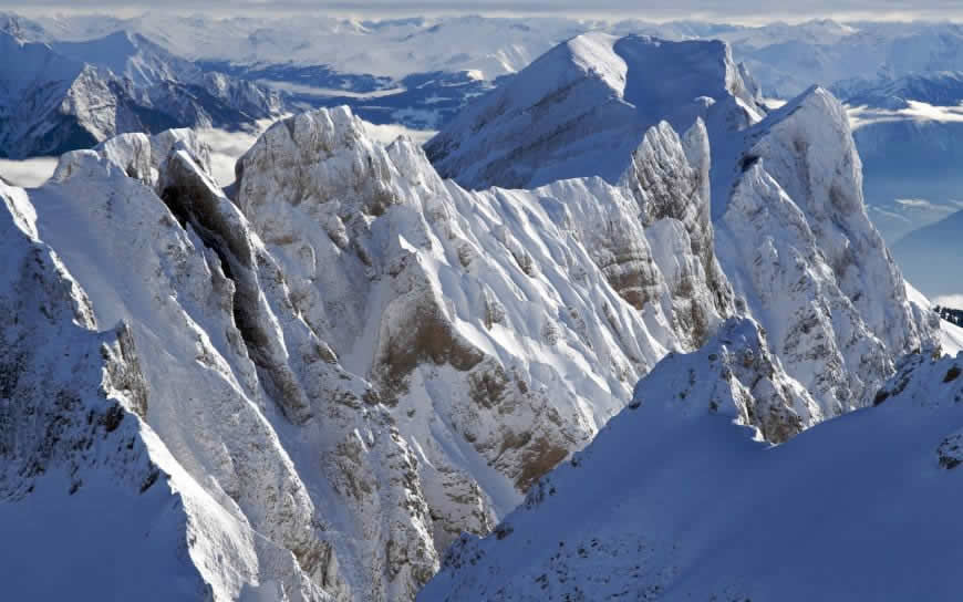雪山风景高清壁纸图片 1920x1200