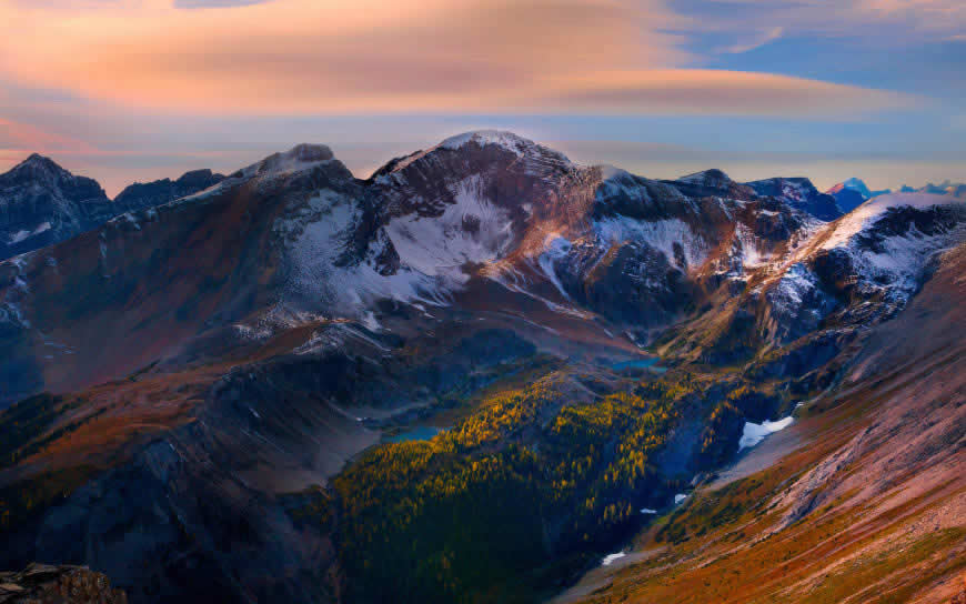 美丽的山脉天空风景高清壁纸图片 2880x1800