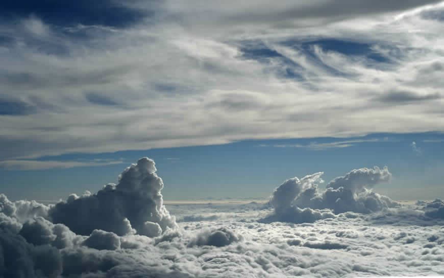 夏天的云层高清壁纸图片 2560x1600