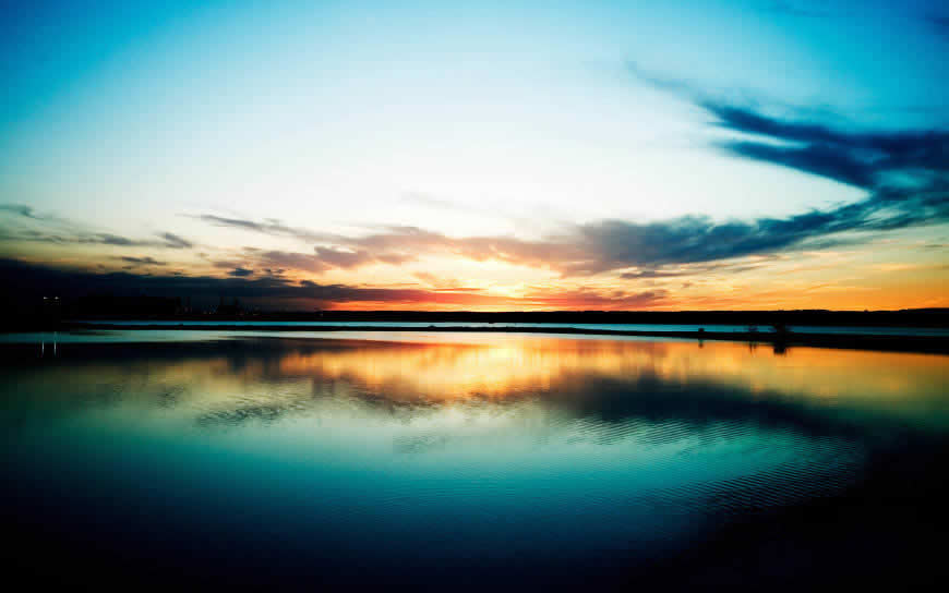 美丽的朝霞海景高清壁纸图片 2560x1600