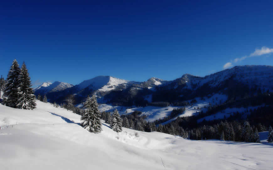 雪山风景高清壁纸图片 2560x1600