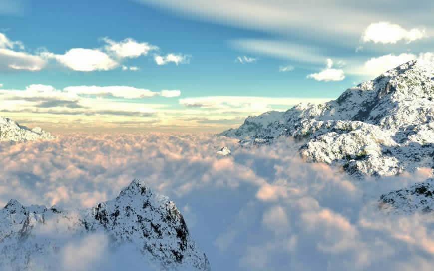 喜马拉雅山脉高清壁纸图片 1920x1200