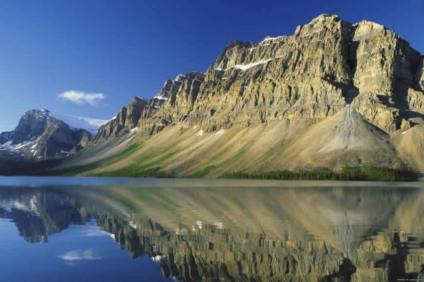 加拿大落基山脉弓湖高清壁纸图片 2000x1333