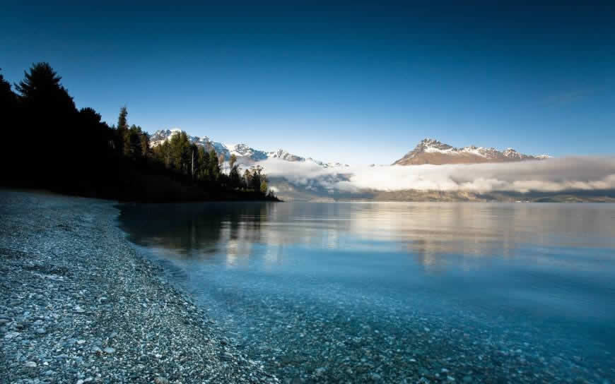 新西兰湖泊风景高清壁纸图片 1920x1200