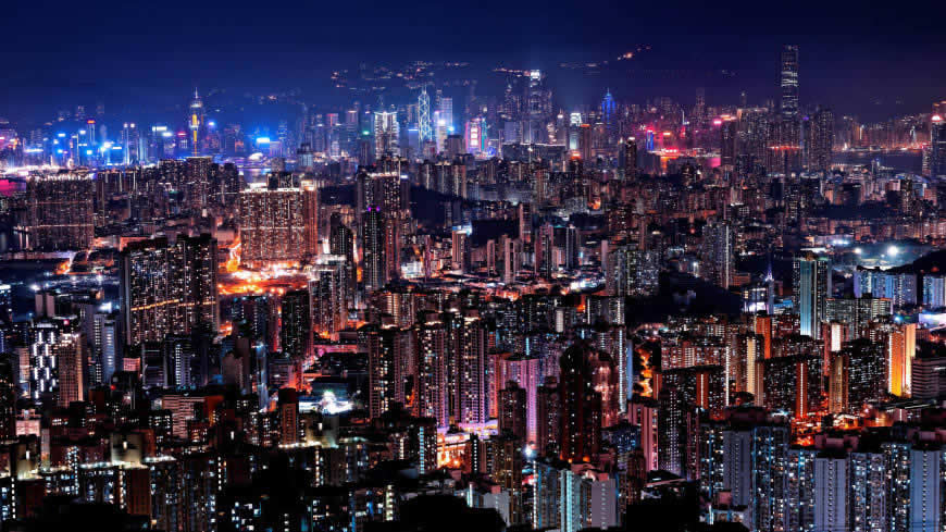 香港夜景高清壁纸图片 3840x2160