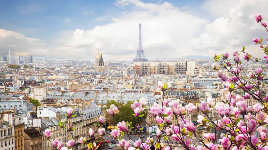 法国 巴黎 埃尔法铁塔高清壁纸图片 3840x2160