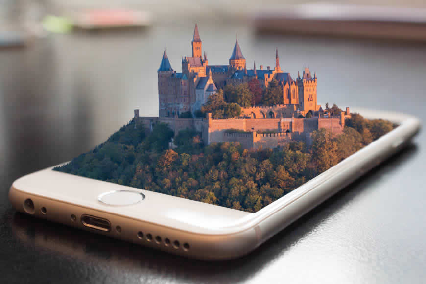 手机上的城堡高清壁纸图片 3000x2000