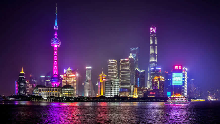 上海夜景高清壁纸图片 5120x2880